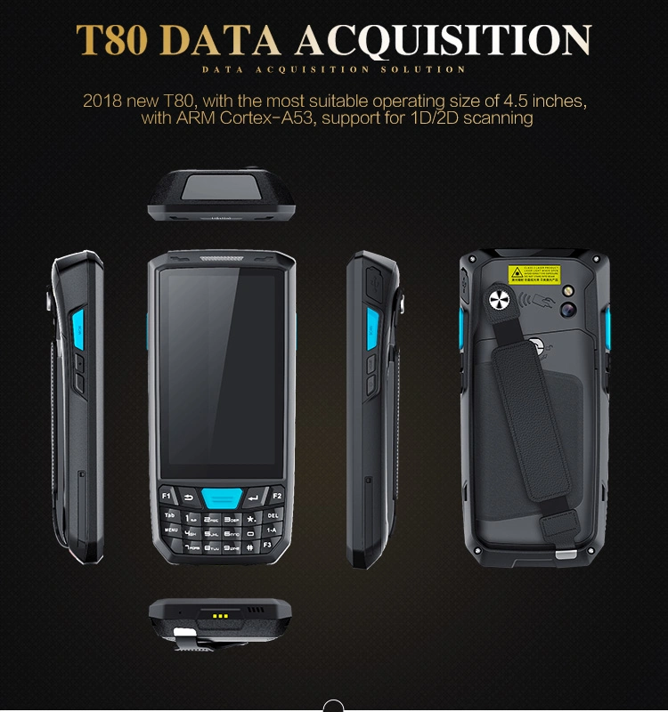Blovedream T80 Data Collector PDA Handheld Terminal Portable Rugged Device
